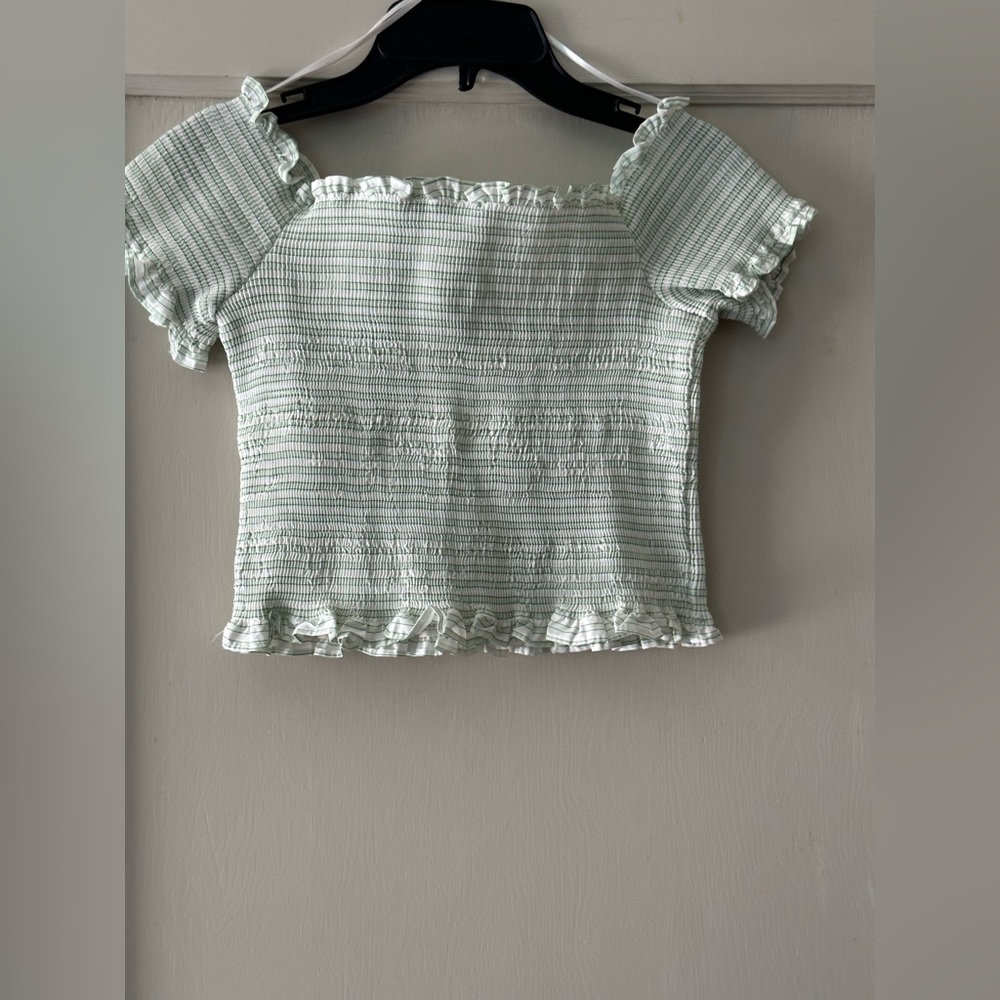 Medium Zara Striped Crop Top